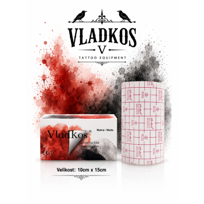 Ochranná folie po tetování VLADKOS PROTECTIVE MATNÁ kus 10cm x 15cm