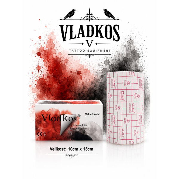 Ochranná folie po tetování VLADKOS PROTECTIVE MATNÁ kus 10cm x 15cm