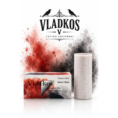 Ochranná folie po tetování VLADKOS PROTECTIVE MATNÁ role 10m x 15cm