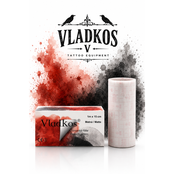 Ochranná folie po tetování VLADKOS PROTECTIVE rolka MATNÁ 1m x 15cm