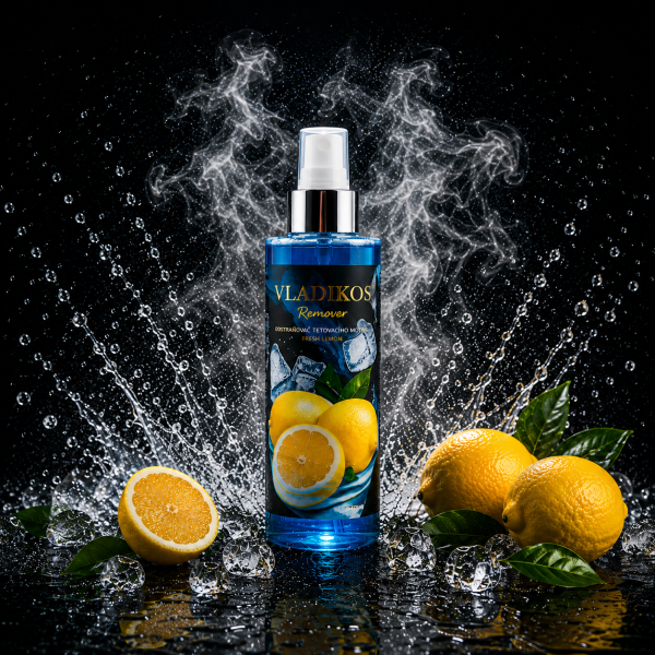 Vladkos Tattoo Remover odstraňovač tetovacího motivu Fresh Lemon 150 ml