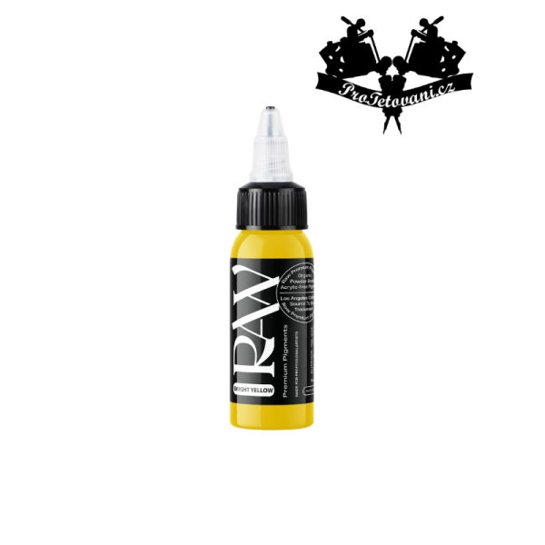 Tetovací barva RAW Bright Yellow 30 ml REACH