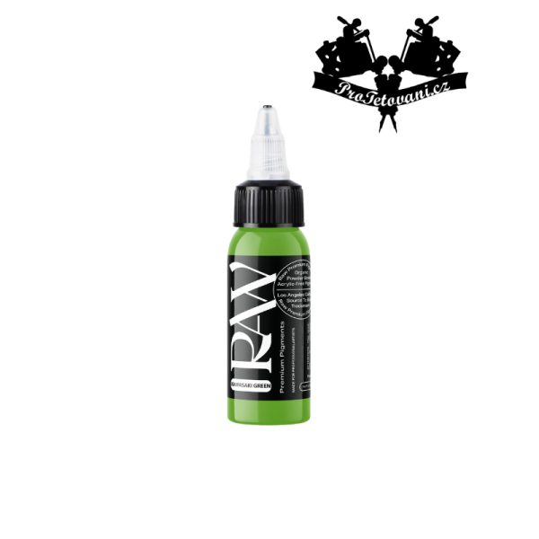 Tetovací barva RAW Kawasaki Green 30 ml REACH
