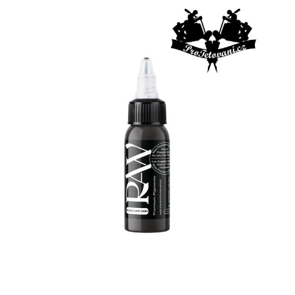 Tetovací barva RAW Opaque Gray Dark 30 ml REACH