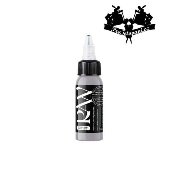 Tetovací barva RAW Opaque Gray Extra Light 30 ml REACH