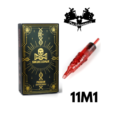 Prémiová tetovací cartridge SKULLDNA 11M1