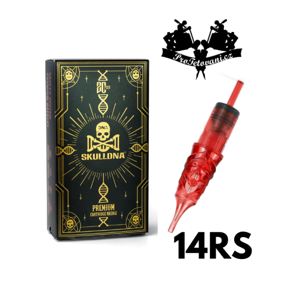 Prémiová tetovací cartridge SKULLDNA 14RS