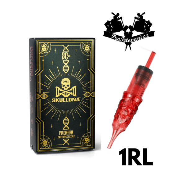 Prémiová tetovací cartridge SKULLDNA 1RL
