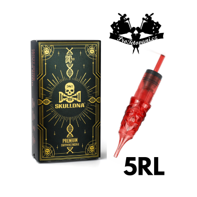 Prémiová tetovací cartridge SKULLDNA 5RL