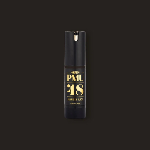 Barva pro permanentní make up Dynamic PMU 48 BROWNISH BLACK 15 ml REACH