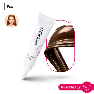 Barva pro permanentní make-up Microblading Pigment FOX – 10 ml REACH