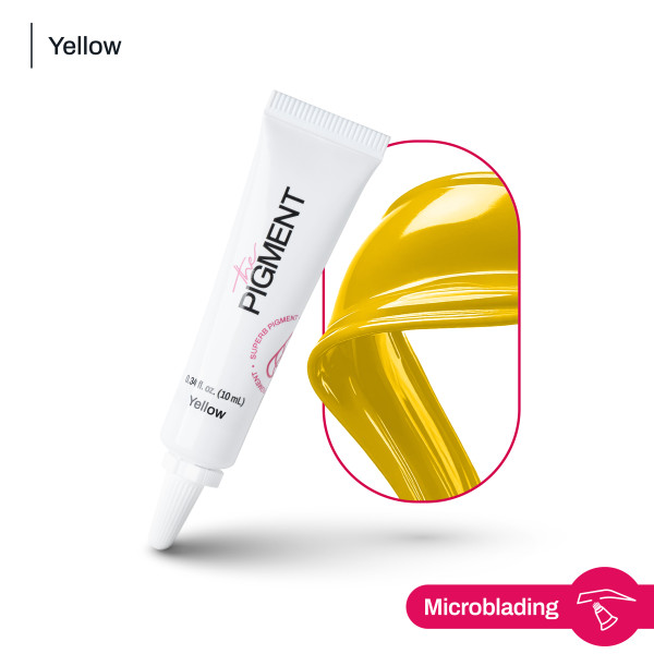 Barva pro permanentní make-up Microblading Pigment YELLOW – 10 ml REACH