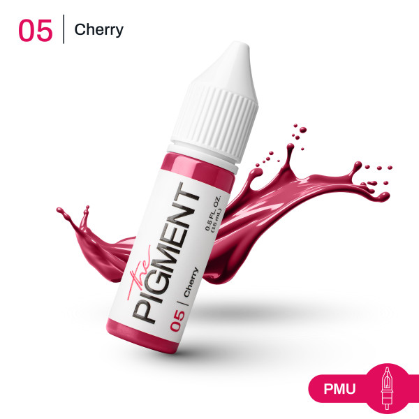Barva pro permanentní make-up THE PIGMENT 05 CHERRY – 15 ml REACH