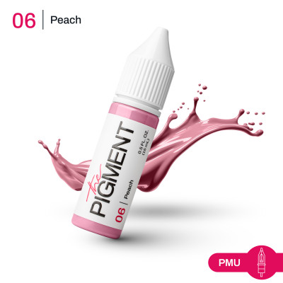 Barva pro permanentní make-up THE PIGMENT 06 PEACH – 15 ml REACH