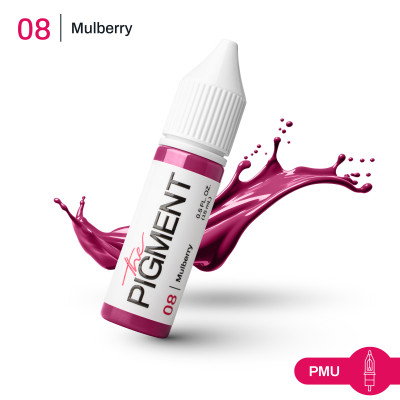 Barva pro permanentní make-up THE PIGMENT 08 MULLBERRY – 15 ml REACH