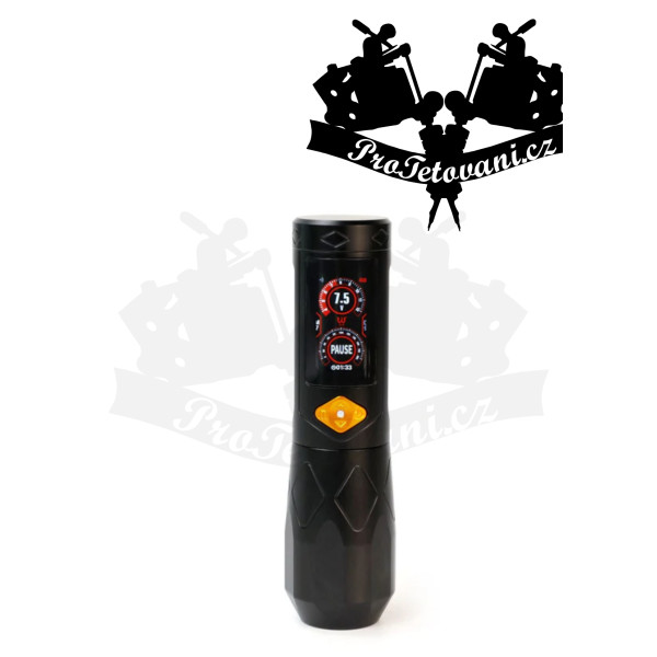 Bateriový rotační tetovací strojek AVA GTR s nastavitelným zdvihem BLACK