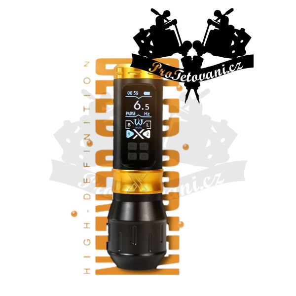 Bateriový rotační tetovací strojek AVA UNI-X 4.0 mm zdvih