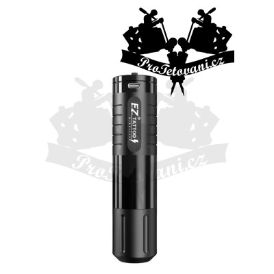 Bezdrátový dobíjecí rotační tetovací strojek EZ EvoTech BLACK 3.5 mm