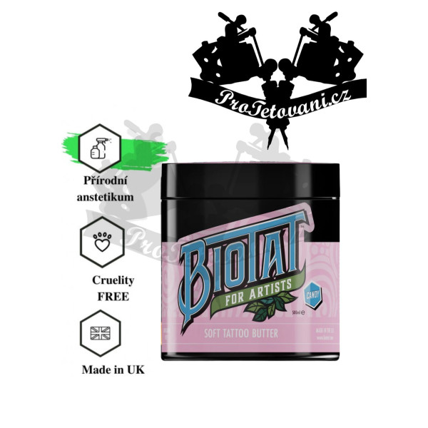 BIOTAT Candy Soft Butter – znecitlivující pracovní máslo a aftercare 500 g