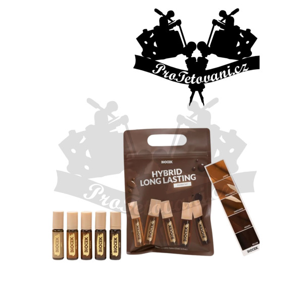 Biotek Hybrid Long Lasting – Set pigmentů pro permanentní make-up a microblading
