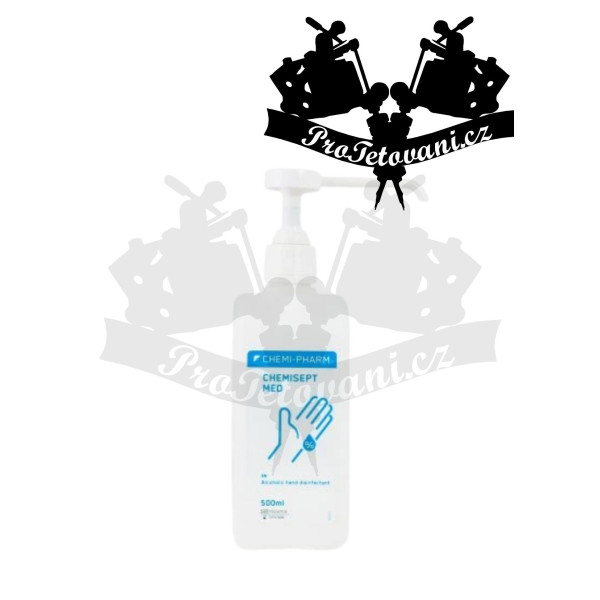 Chemi-Pharm CHEMISEPT VIR+ Alkoholová dezinfekce rukou 500ml