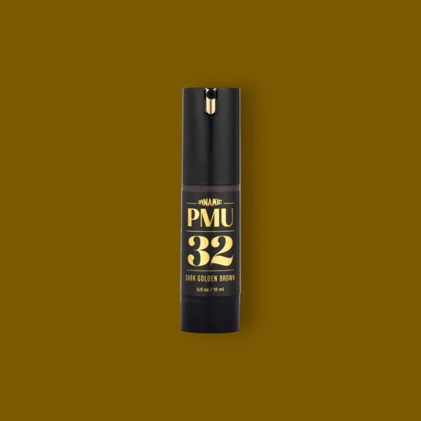 Barva pro permanentní make up Dynamic PMU 32 Dark Golden Brown 15 ml REACH