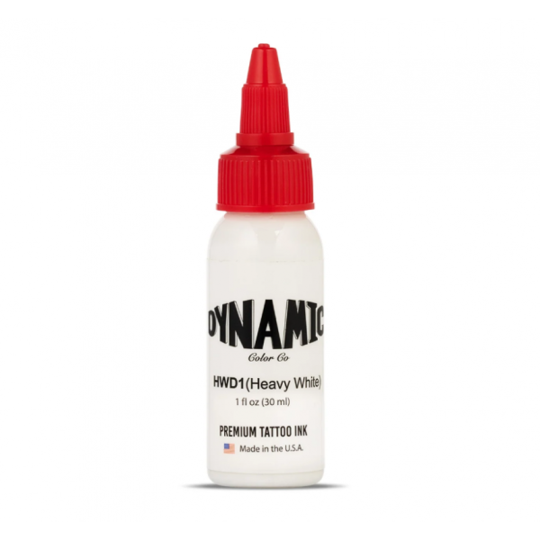 Dynamic ink Heavy White umělecká barva 30ml 