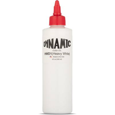 Dynamic ink Heavy White umělecká barva 240ml