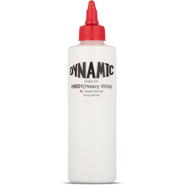 Dynamic ink Heavy White umělecká barva 240ml