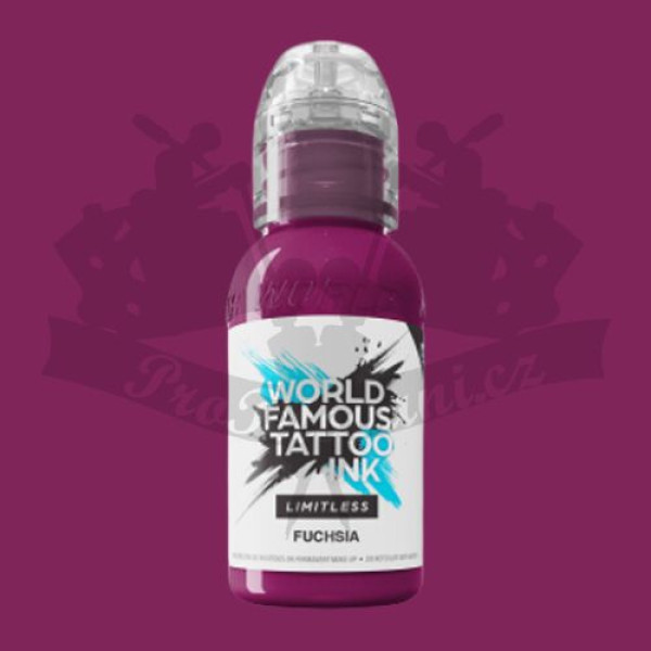 Tetovací barva World Famous Limitless FUCHSIA 30 ml REACH