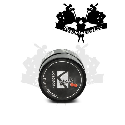 Kabusabi Black Tattoo Butter – černé tetovací máslo s třešňovou vůní 120ml