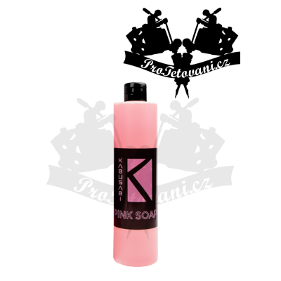 Kabusabi Pink Soap mýdlo na tetování 500 ml Koncentrát