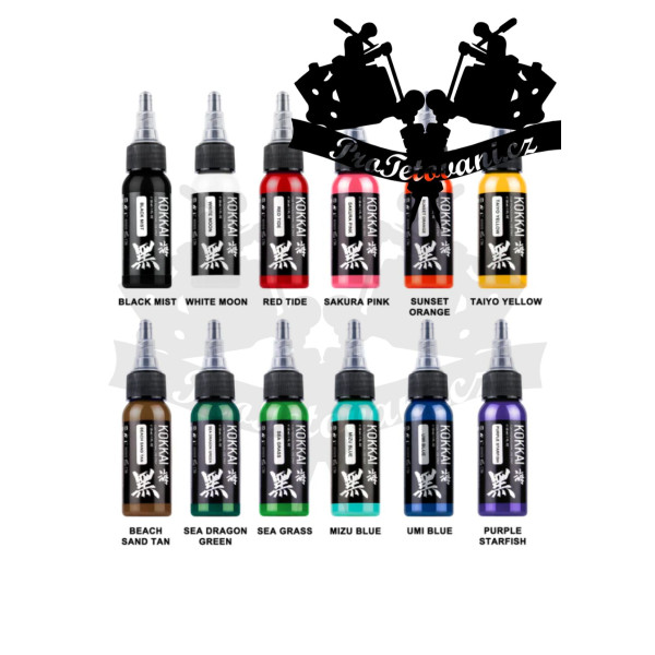 Kokkai Sumi – SET 12 barev EU Reach 15 ml