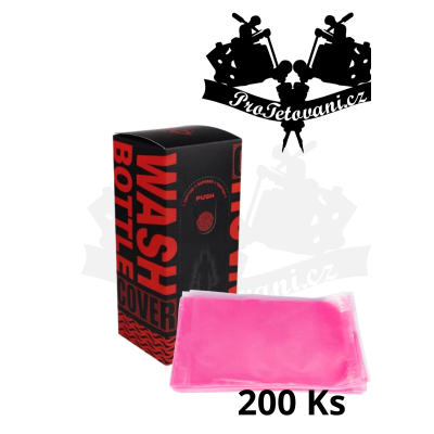 Ochranné obaly na láhve SUPERAY WASH BOTTLE COVER 200 ks PINK
