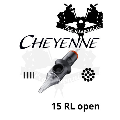 Originální tetovací cartridge Cheyenne Safety 15 RL OPEN LINER XL