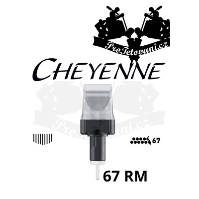 Originální tetovací cartridge Cheyenne Safety 67 Soft Magnum