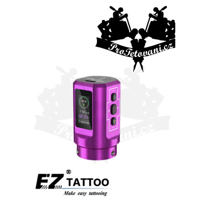 P3 Pro Power Pack náhradní tetovací bateriový zdroj PURPLE