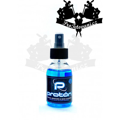 Proton Stencil Remover Skin Cleanser odstraňovač motivu a čistič 100 ml BLUE