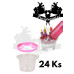 SKULLDNA Cartridge cup holder – Balení 24 ks PINK SKULLDNA Cartridge cup holder – Balení 24 ks PINK