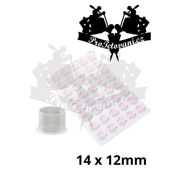 Superay sterile in cups - sterilní kalíšky na tetovací barvu PLATO 40 Ks 14 x 12 mm