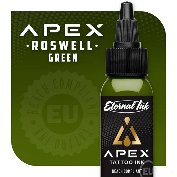 Tetovací barva Eternal ink APEX Roswell Green REACH 30 ml