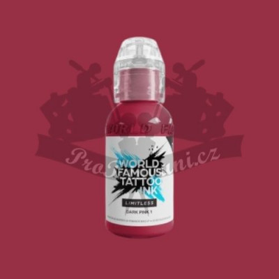 Tetovací barva World Famous Limitless DARK PINK 1 30 ml EXPIROVANÉ