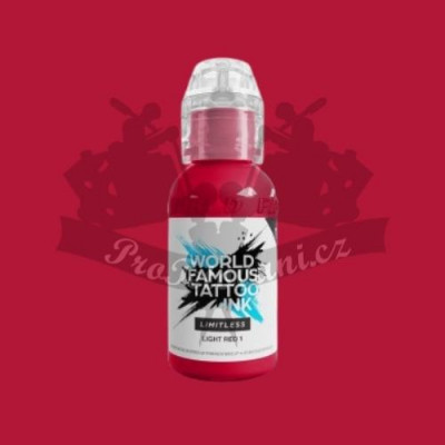 Tetovací barva World Famous Limitless LIGHT RED 1 30 ml EXPIROVÁNO