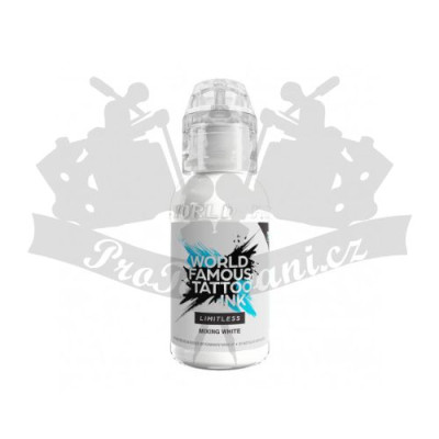 Tetovací barva World Famous Limitless MIXING WHITE 30 ml EXPIROVANÉ