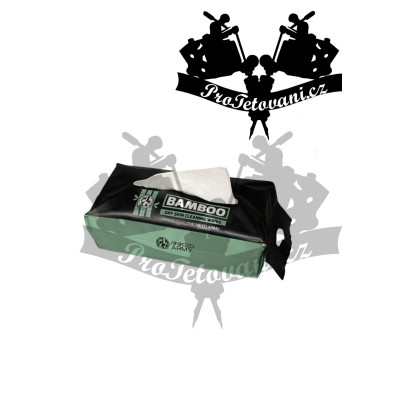 The Inked Army – Čisticí hygienické ubrousky z bambusového vlákna 100 ks