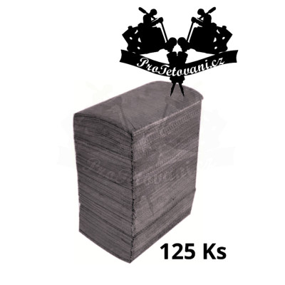 Voděodolné podložky na tetování černé 125 Ks MAXI BALENÍ