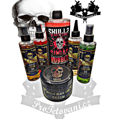 VÝHODNÝ BALÍČEK PRODUKTŮ SKULLS BLACKLINE – IDEÁLNÍ PRO ZAČÁTEČNÍKY