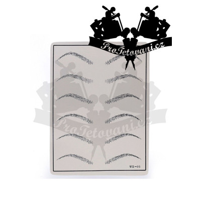 Trénovací tetovací kůže pro permanentní make up OBOČÍ