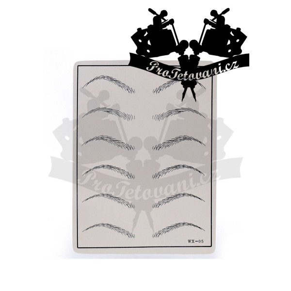 Trénovací tetovací kůže pro permanentní make up OBOČÍ