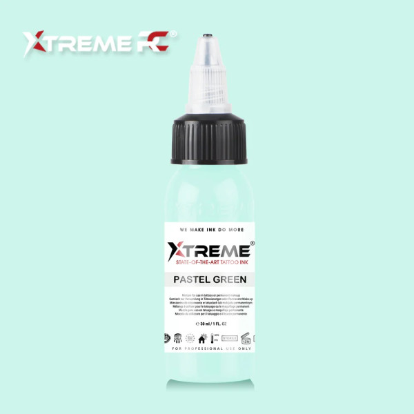 XTreme Ink - PASTEL GREEN tetovací barva 30ml